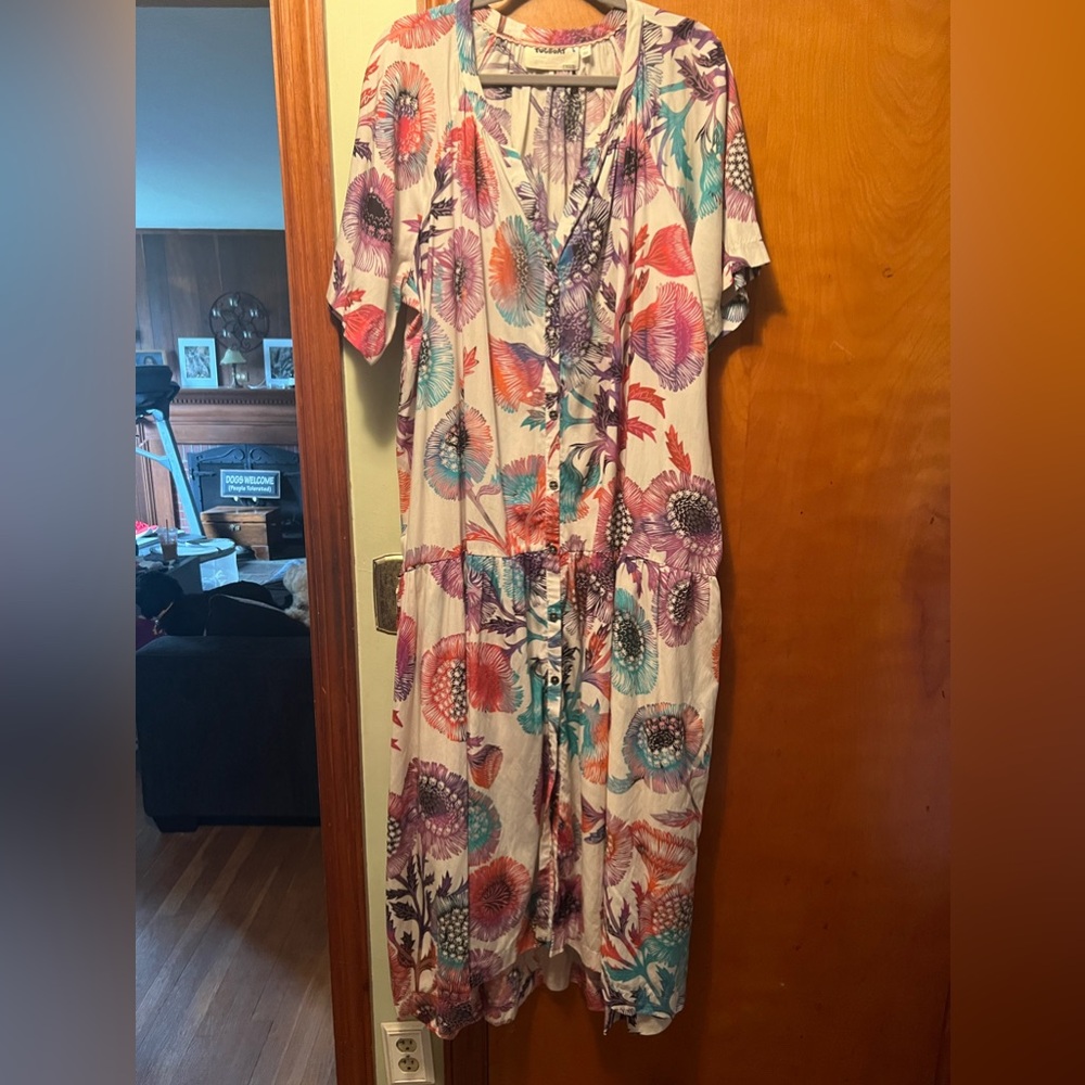 Bathing suit coverup or loose summer dress…your choice.